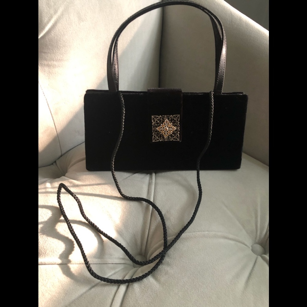 Ready for night out Black Velvet Purse